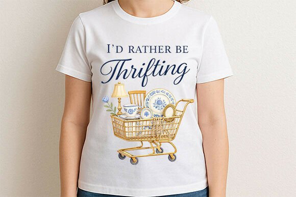 Rather B Thrifting  t-shirt
